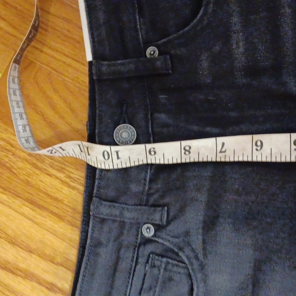 NWT American Eagle Black Distressed Mom Jeans - Picture 7 of 13